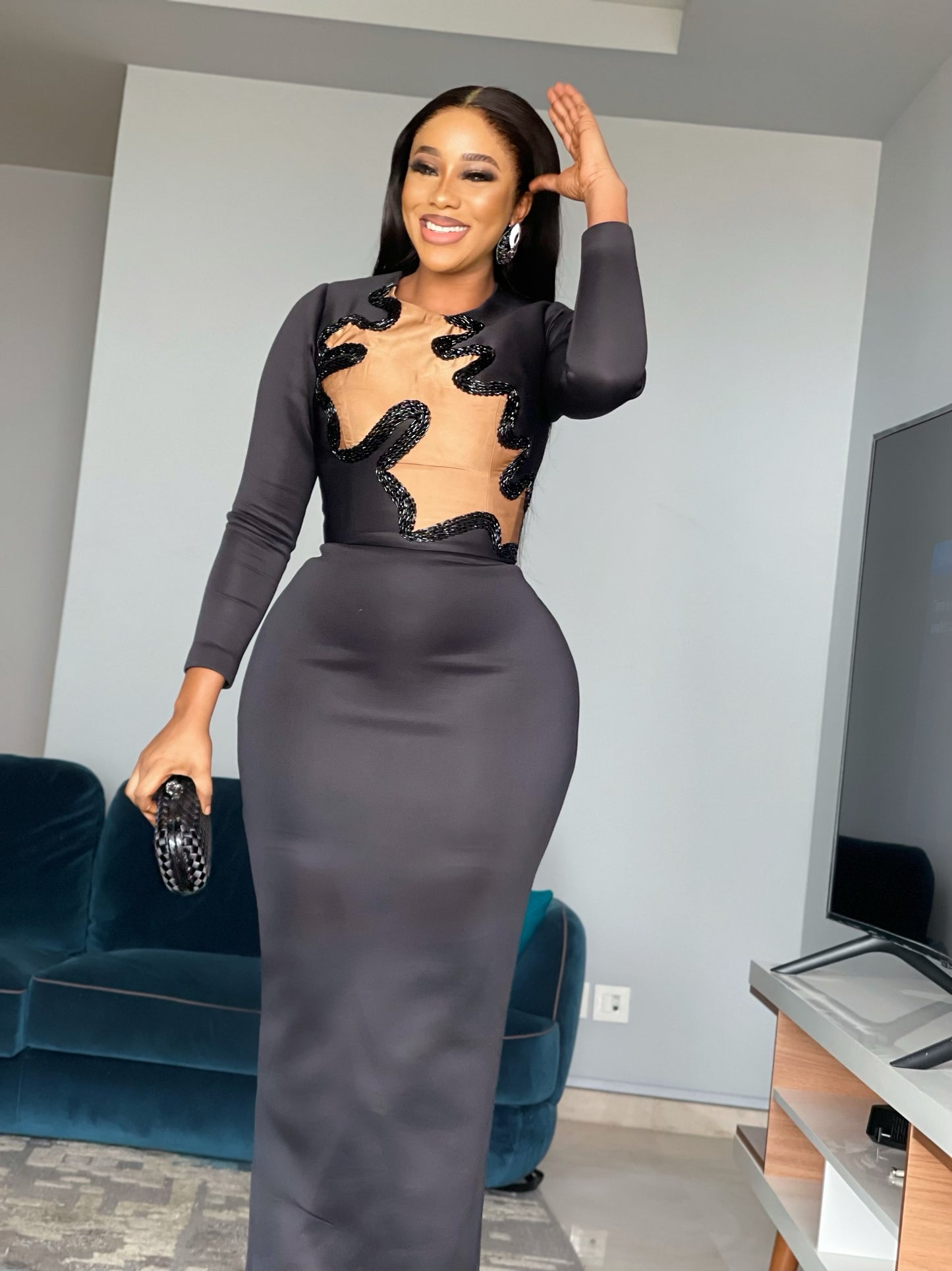 Meow dress - Kome Osalor Fashion House