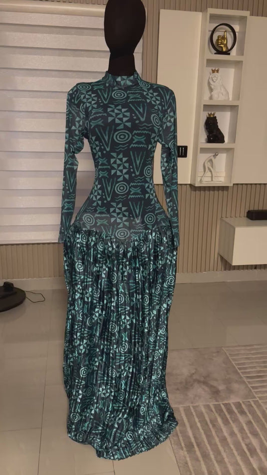 Lily mesh dress (in green original)