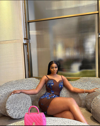 Brown Ankara 2 piece