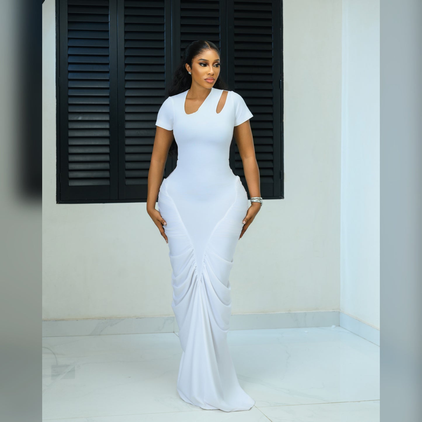 Seyi gown (white)