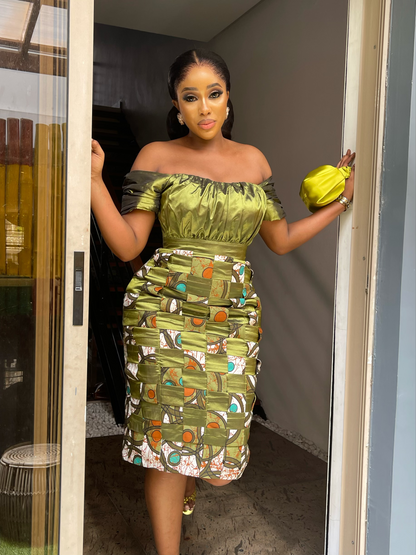 Mona dress - Kome Osalor Fashion House