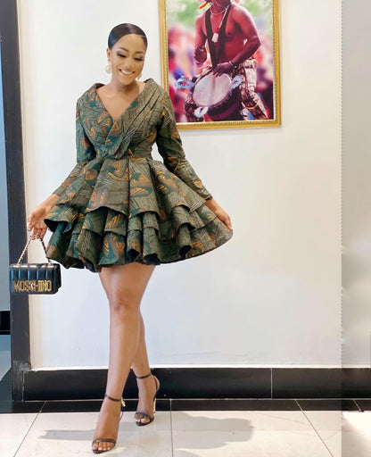 Bunke dress - Kome Osalor Fashion House