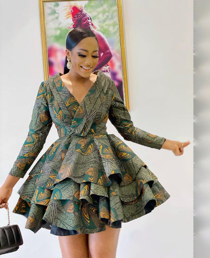 Bunke dress - Kome Osalor Fashion House